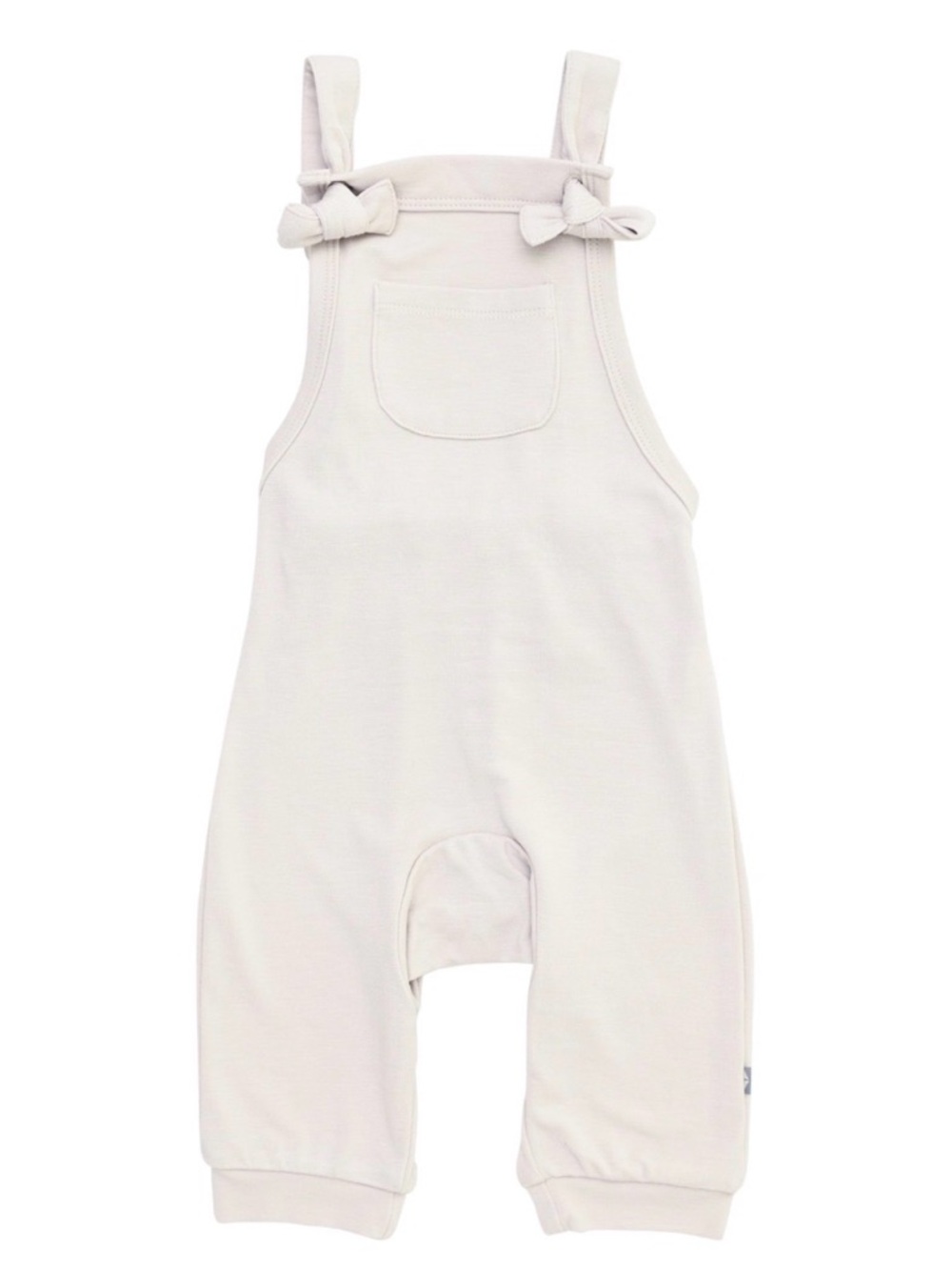 Kyte BABY Bamboo Jersey Overall in Oat - 6-12m - Picture 2 of 12